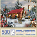 Bits and Pieces 500-Piece Jigsaw Puzzle 'New Friends' by Alan Giana – 18x24 Inch
