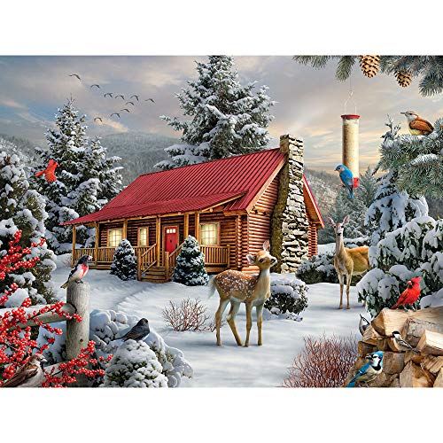 Bits and Pieces 500-Piece Jigsaw Puzzle 'New Friends' by Alan Giana – 18x24 Inch