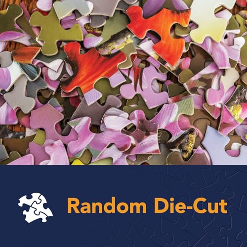 Bits and Pieces 500-Piece Jigsaw Puzzle – Pumpkin Sunrise Yorkie by Brooke Faulder
