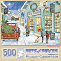 Bits and Pieces 500-Piece Jigsaw Puzzle – The Town Toy Store by Ruane Manning, 18" x 24"