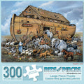 Bits and Pieces Noah's Ark 300 Piece Jigsaw Puzzle for Adults - Large 18x24 Inch Pieces, Random Die Cut, No Two Alike