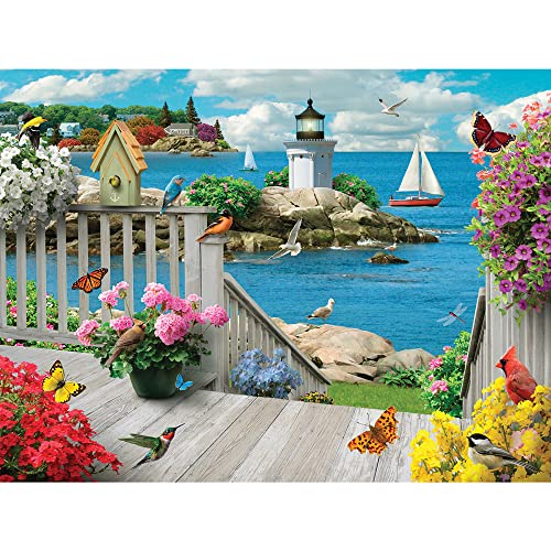 Bits and Pieces Seacoast Serenity 500 Piece Jigsaw Puzzle by Alan Giana