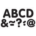 Black Classic 2" Magnetic Letters (87-Piece Set)