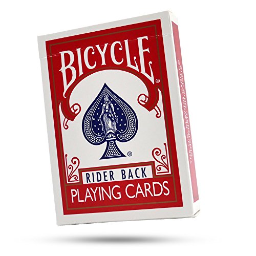 Blank Face Bicycle Playing Cards with Red Rider Backs - 56 Cards