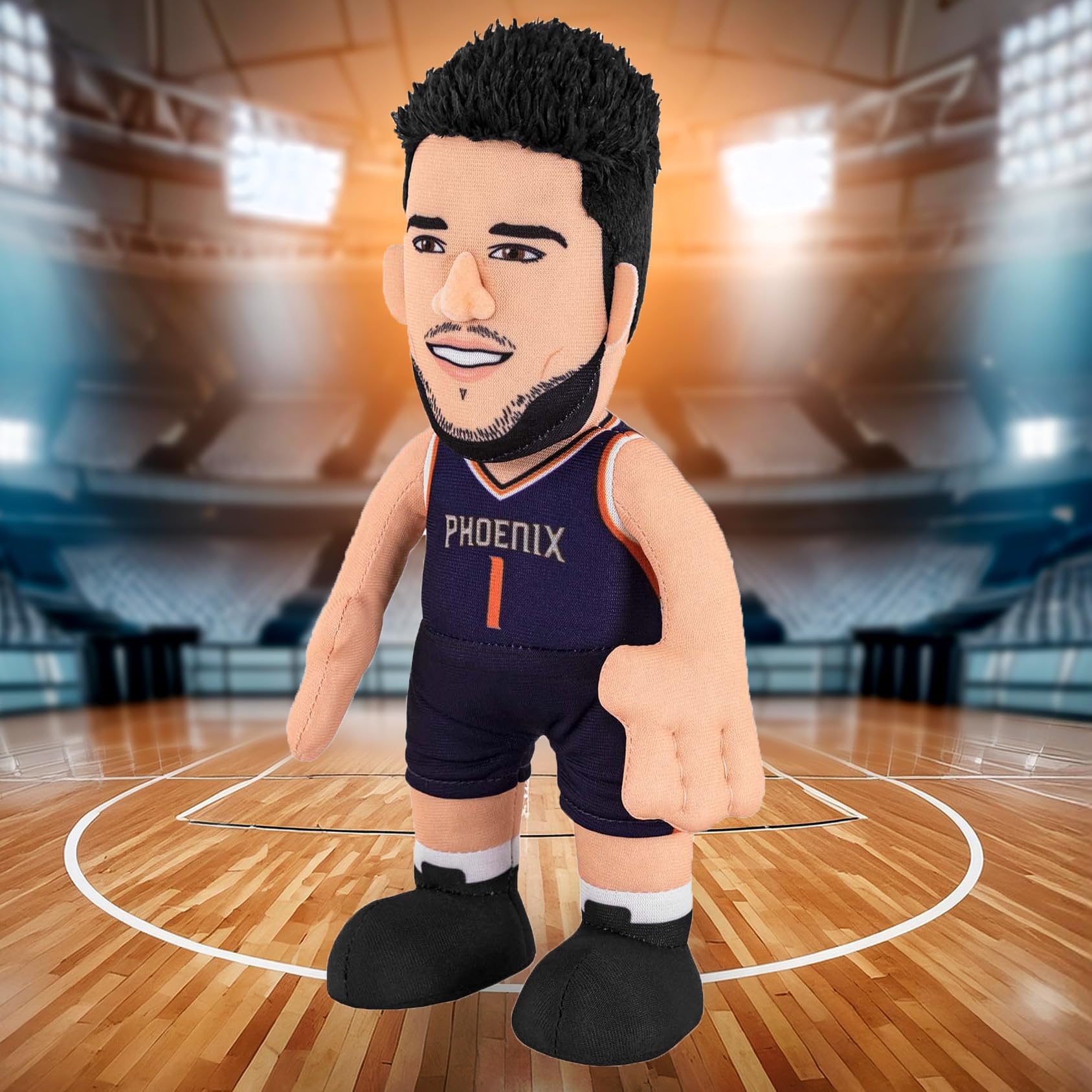 Bleacher Creatures Devin Booker 10-Inch Plush Figure – Officially Licensed Phoenix Suns Collectible
