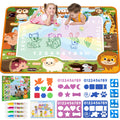 BlissfulBlend Water Doodle Mat 40x32 Inches – Mess-Free Magic Water Pens, 19-Piece Set for Toddlers Ages 3-9