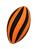 Blu Jay Spiral Foam Football - 9 Inch Soft Foam Football for Kids and Adults - Orange/Black