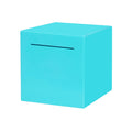 Blue Piggy Bank for Adults and Kids – Durable ABS Money Box, Must Break to Open, DIY Stickers Included (4.72 Inch)