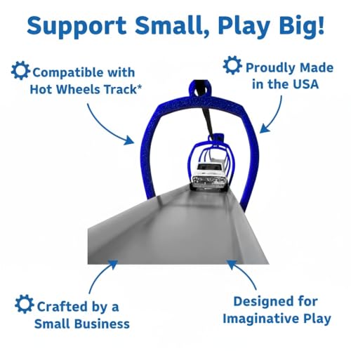 Blue Suspension Bridge Compatible with Hot Wheels Track – TechConnext