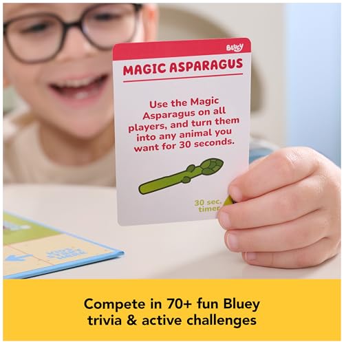 Bluey Beat the Parents Board Game: Kids vs Parents Trivia & Fun Challenges for Family Night