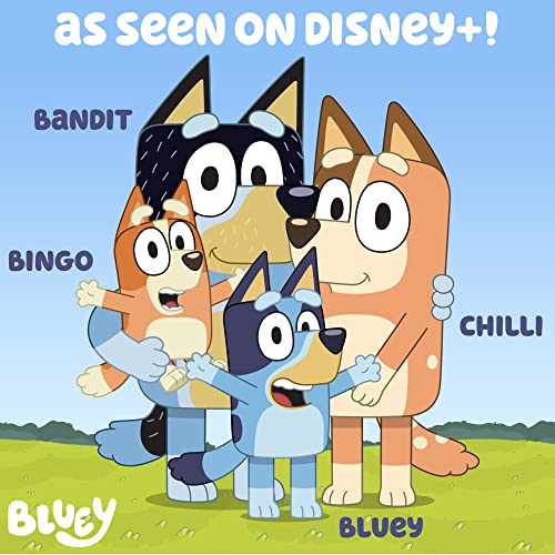 Bluey DIY Water Bottle Kit with Reusable Stickers | BPA-Free 13oz Kids Bottle for Parties & Sports