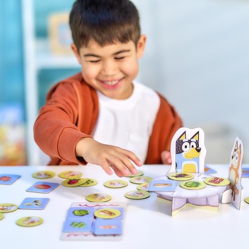 Bluey Fancy Restaurant Game - Match Food Cards with Bluey & Bingo for Ages 3+