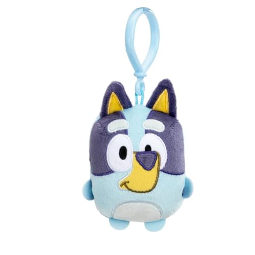 Bluey Mini Plush with Clip - 4.75 Inch Soft Stuffed Toy for Backpacks (Ages 3+)