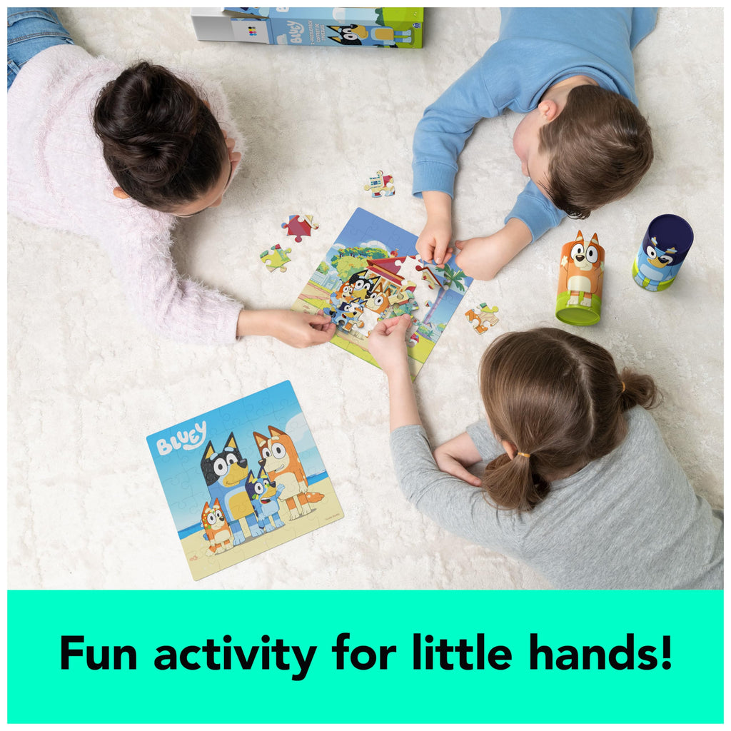 Bluey Puzzles 2-Pack – 36-Piece Jigsaw Puzzles for Kids Ages 3+