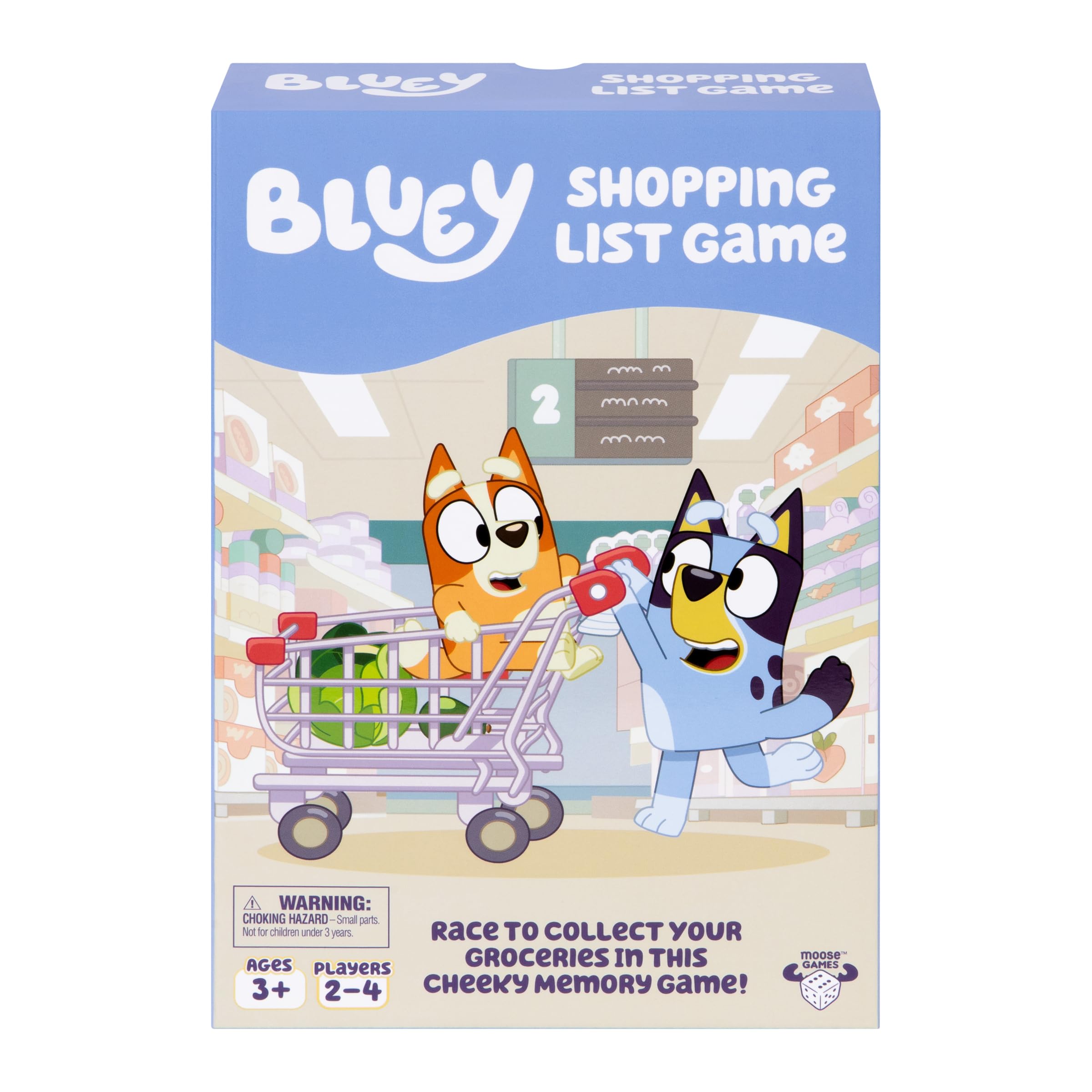 Bluey Shopping List Game – Memory & Matching Fun for Ages 3+