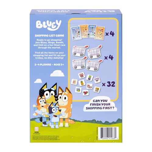 Bluey Shopping List Game – Memory & Matching Fun for Ages 3+
