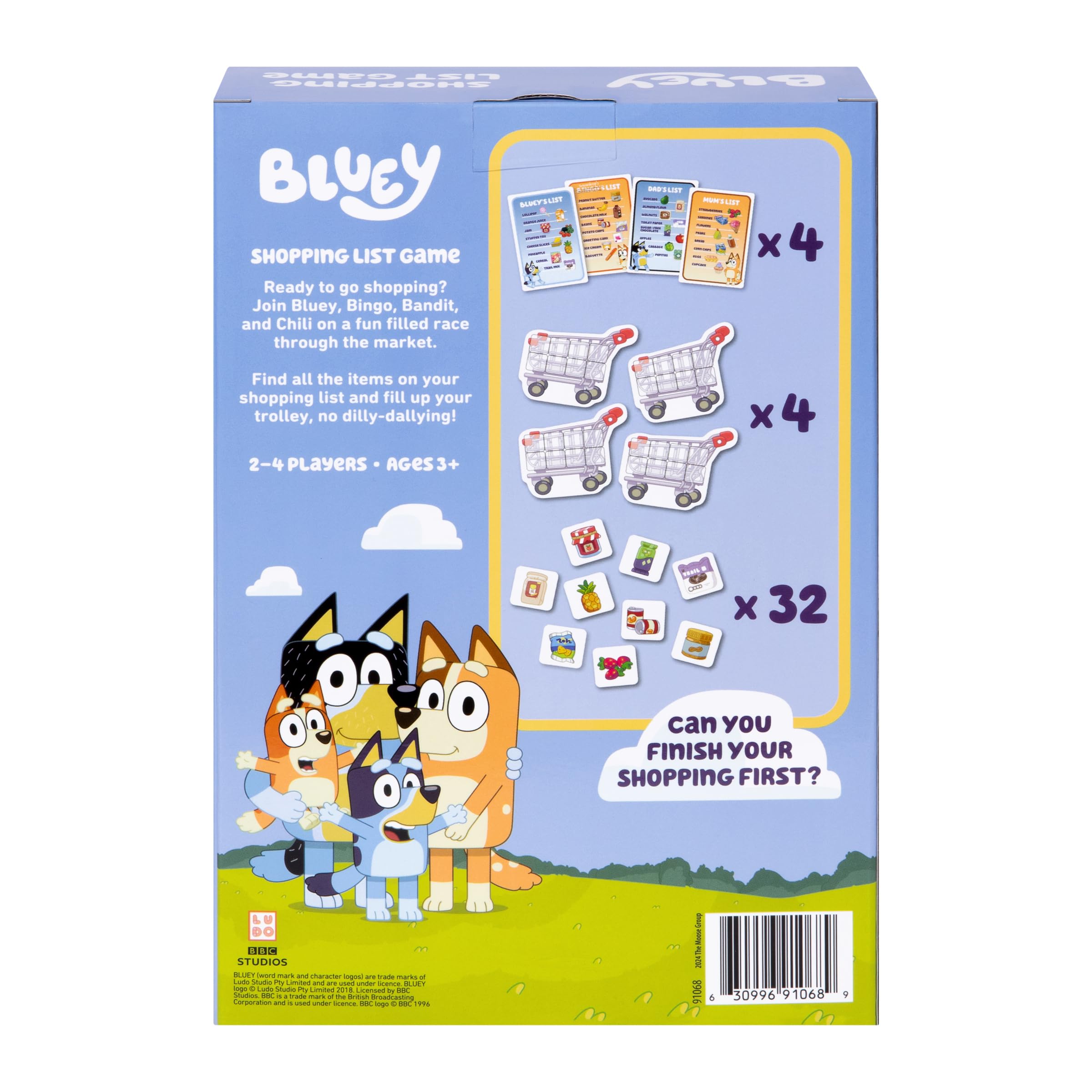 Bluey Shopping List Game – Memory & Matching Fun for Ages 3+