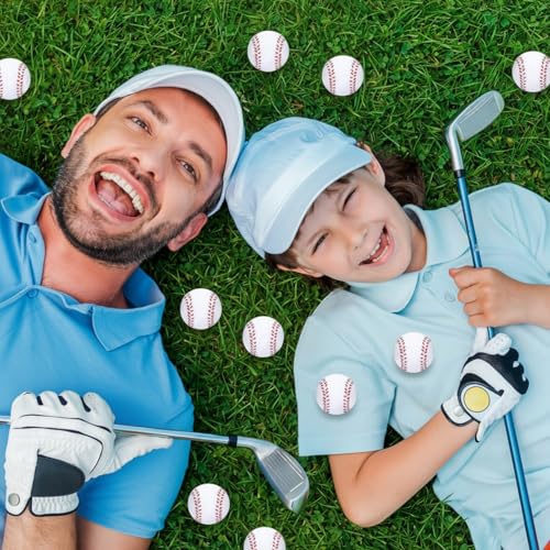 Blulu 30 Pack Foam Baseball Stress Balls – Party Favors, Squeeze Toys for Kids and Adults