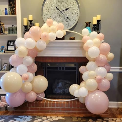 Blush Pink Beige Gold Balloon Garland Arch Kit, 109 Pieces – Togvu Party Decor