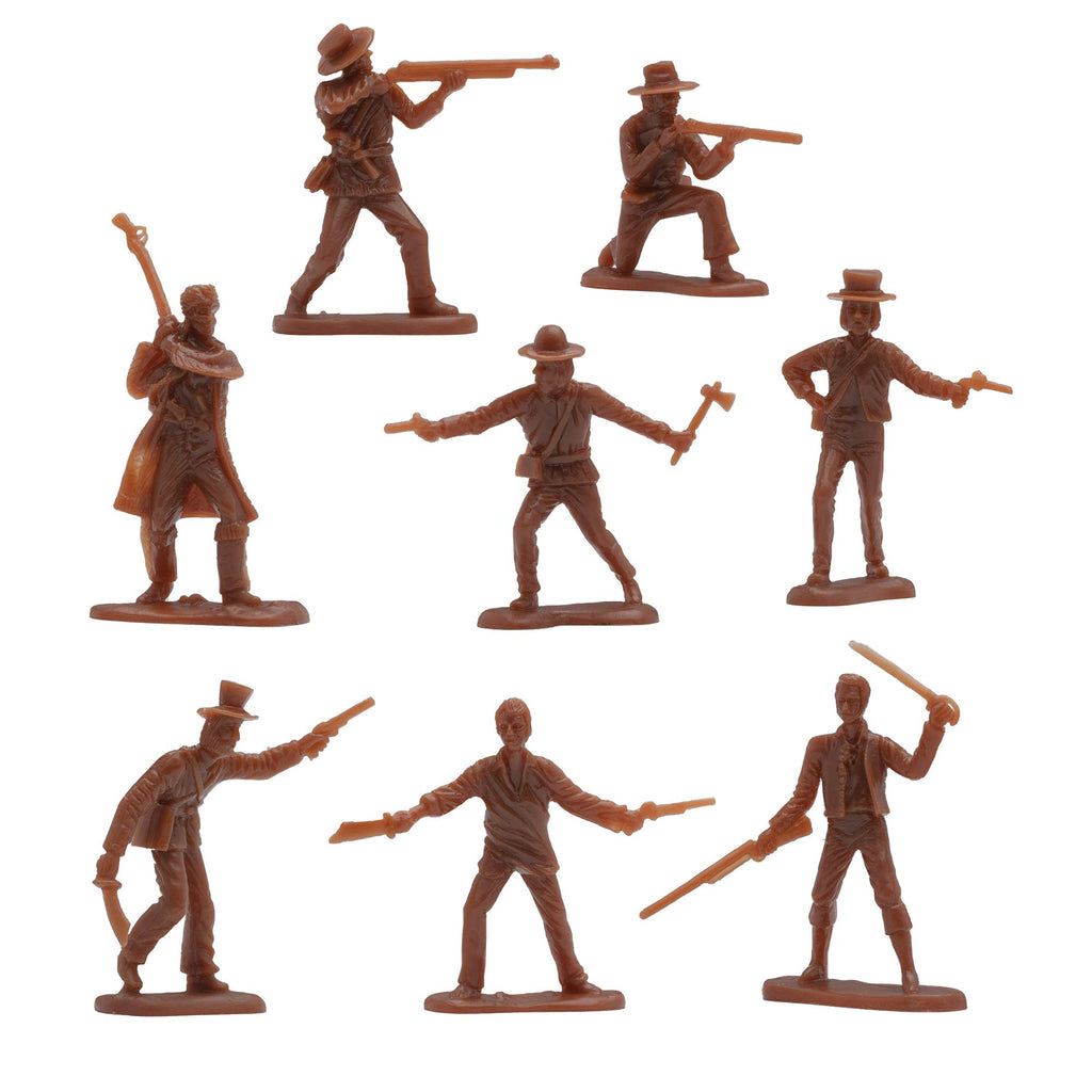 BMC Toys The Alamo 37-Piece Plastic Army Men Set - 1:32 Scale Historical Figures