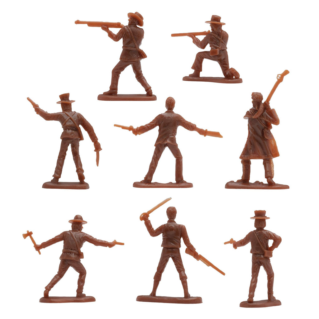 BMC Toys The Alamo 37-Piece Plastic Army Men Set - 1:32 Scale Historical Figures