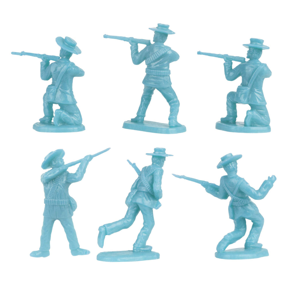 BMC Toys The Alamo 37-Piece Plastic Army Men Set - 1:32 Scale Historical Figures