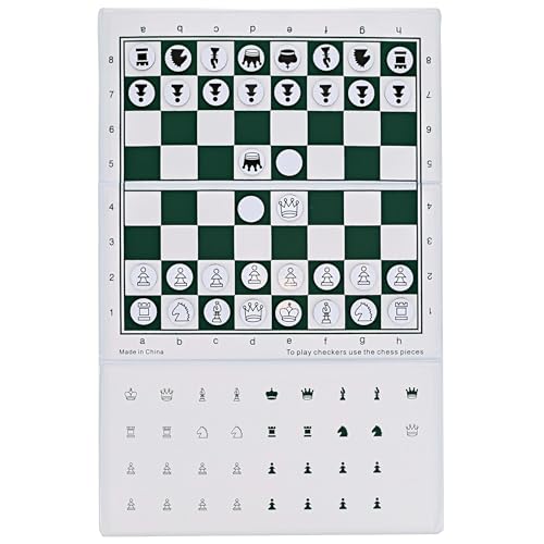 Bobby Fischer Mini Magnetic Pocket Chess Set – Travel Size 6 x 3.25 in by WE Games