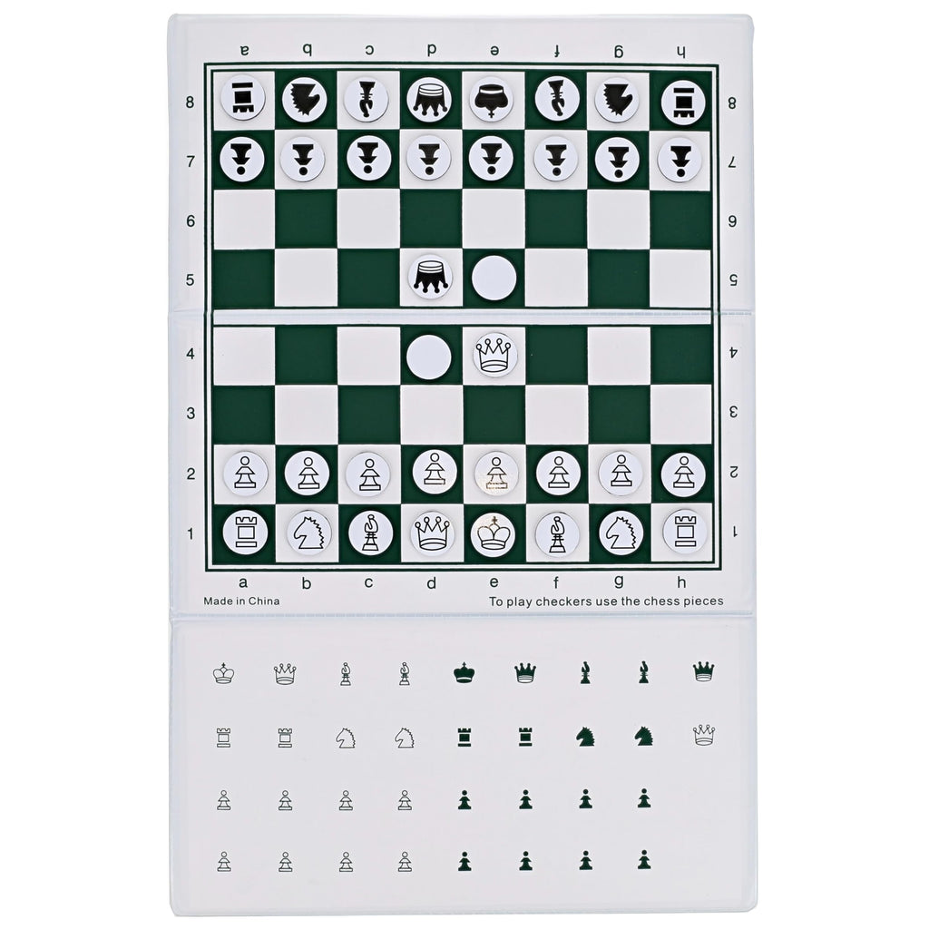 Bobby Fischer Mini Magnetic Pocket Chess Set – Travel Size 6 x 3.25 in by WE Games