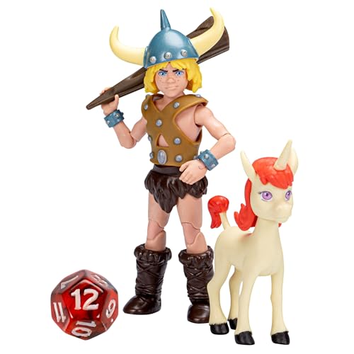 Bobby & Uni 2-Pack Action Figures – Dungeons & Dragons Cartoon Classics 6-Inch Scale with Exclusive d12 Die