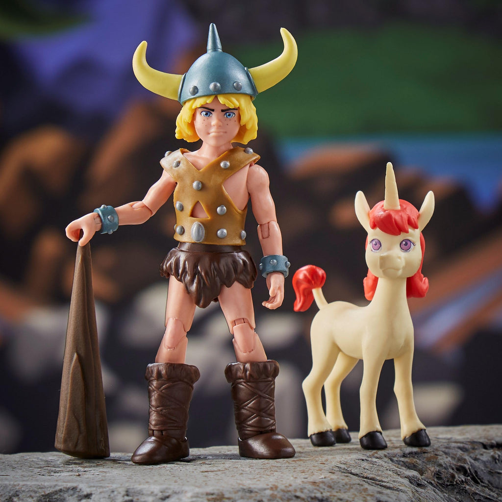 Bobby & Uni 2-Pack Action Figures – Dungeons & Dragons Cartoon Classics 6-Inch Scale with Exclusive d12 Die