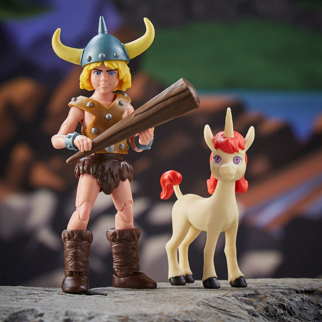 Bobby & Uni 2-Pack Action Figures – Dungeons & Dragons Cartoon Classics 6-Inch Scale with Exclusive d12 Die