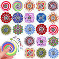 Bohemian Fidget Spinner 40-Pack: Bulk Mini Spinners for Kids & Adults, Stress Relief Toys for Classroom Prizes, Party Favors & Sensory Play