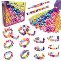 BOLVISEP Friendship Bracelet Making Kit – 488-Piece DIY Craft Set for Ages 6-12 with Dots & Floral Charms