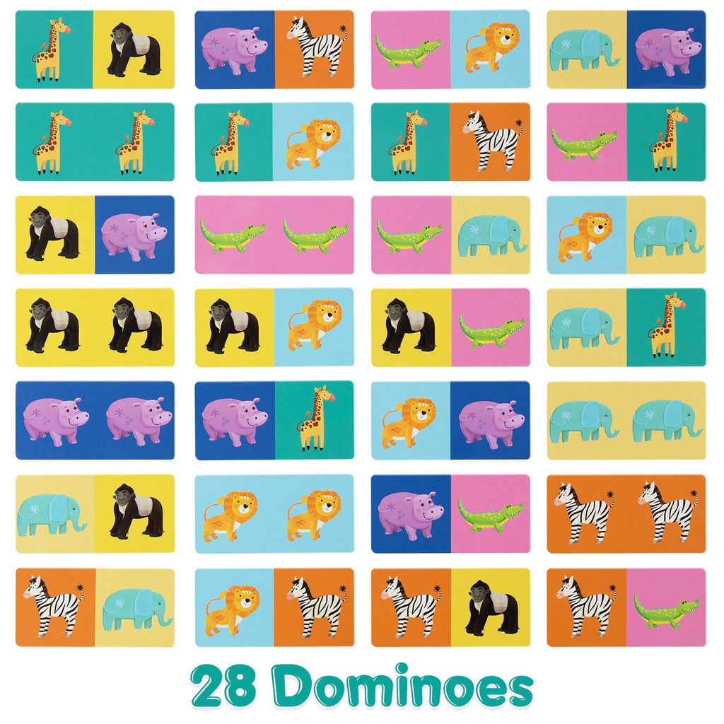 boppi Wildlife Picture Dominoes for Toddlers – 28-Piece Matching Game for Ages 3+