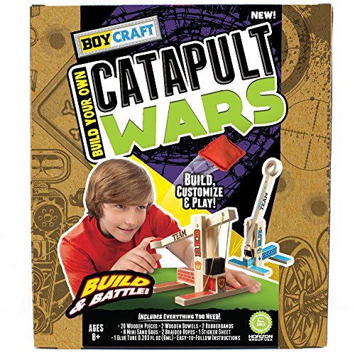 Boy Craft Catapult Wars – Build 2 Wooden Catapults for Kids