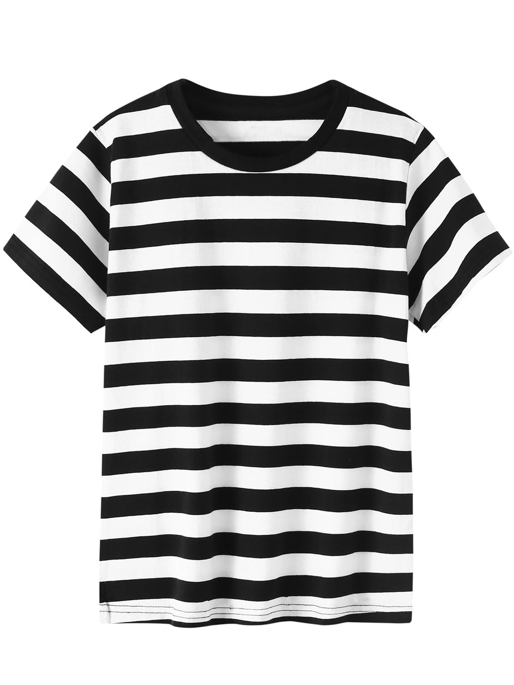 Boys Halloween Costume: Black and White Striped Shirt with Short Socks by UIMLK