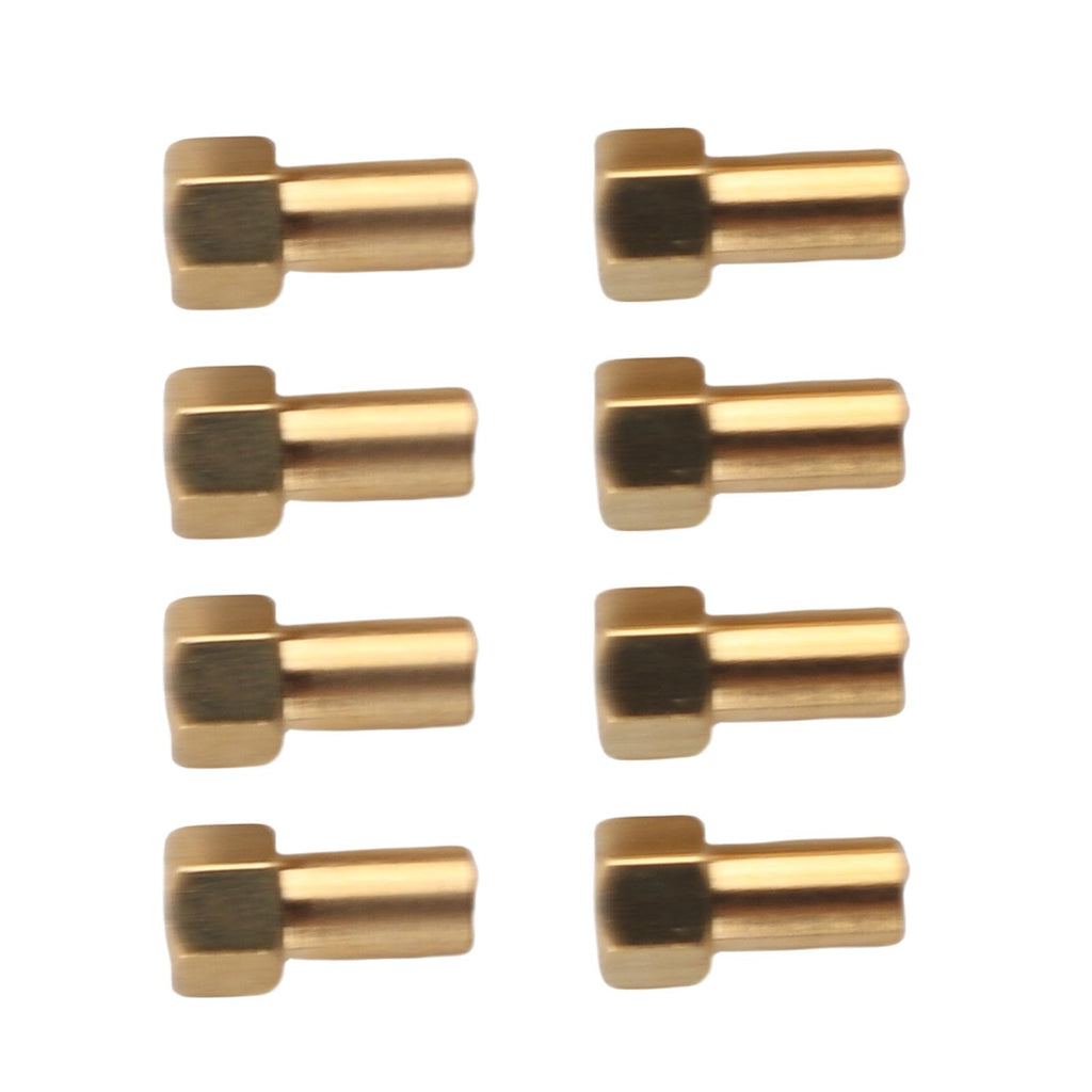 Brass Hex Nut Set 8Pcs for SCX24 RC Car – 5mm Thread Lock Nuts, Gold Finish