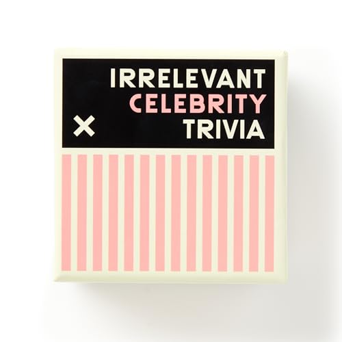 Brass Monkey Irrelevant Celebrity Trivia Game – 200 Cards with Misleading Categories