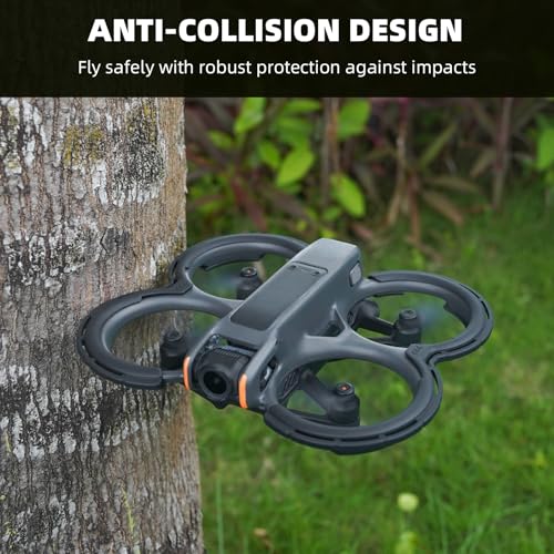 BRDRC Avata 2 Bumper Guards (Orange) - Propeller Guard & Gimbal Protector for DJI Avata 2