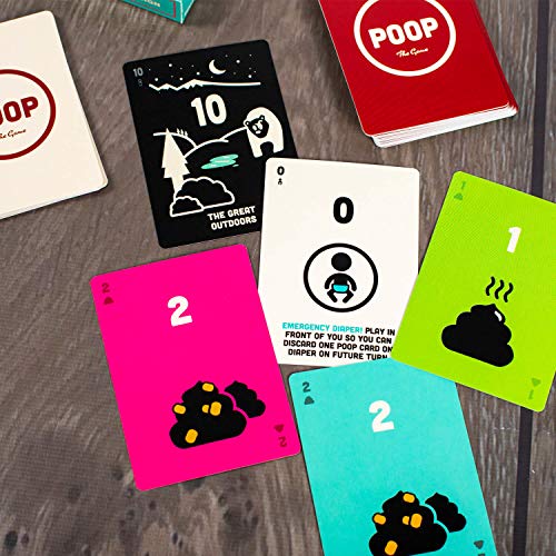 Breaking Games Poop The Game: Public Restroom Edition – Silly Card Game for Ages 6+, 2–5 Players, 15-Minute Playtime