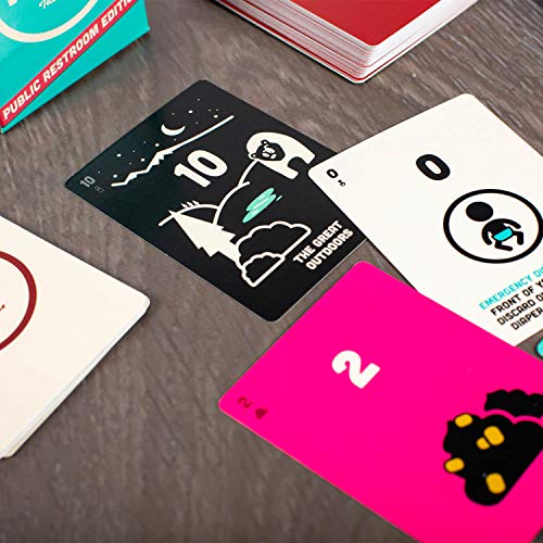 Breaking Games Poop The Game: Public Restroom Edition – Silly Card Game for Ages 6+, 2–5 Players, 15-Minute Playtime