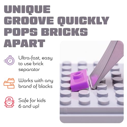 Brick Popper Purple – Fast Brick Separator Tool for Kids & Adults, Universal Fit