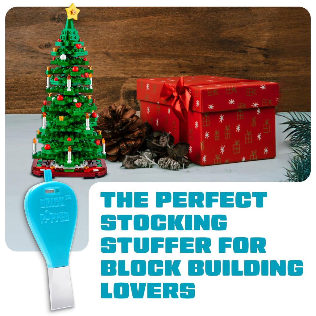 Brick Popper Separator Tool - Light Blue: Quickly Remove Stuck Bricks Without Damage