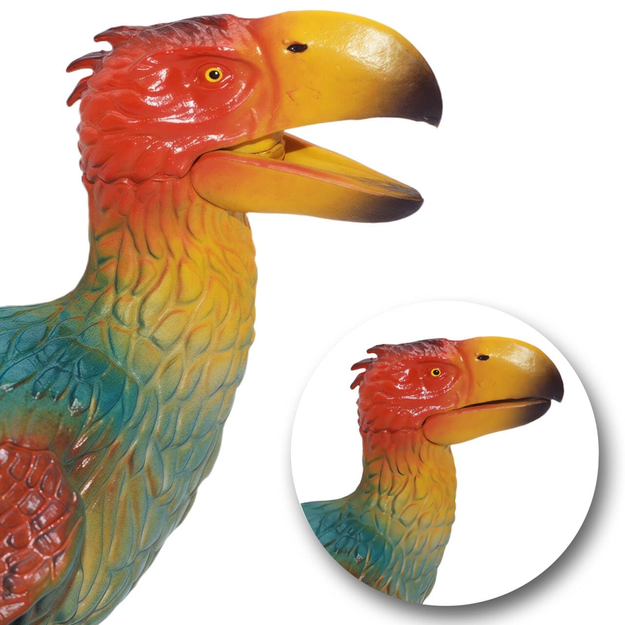 Brontornis Prehistoric Bird Figurine – Gemini&Genius Terror Bird Toy, 7-10 Inch Collectible Action Figure for Kids and Display