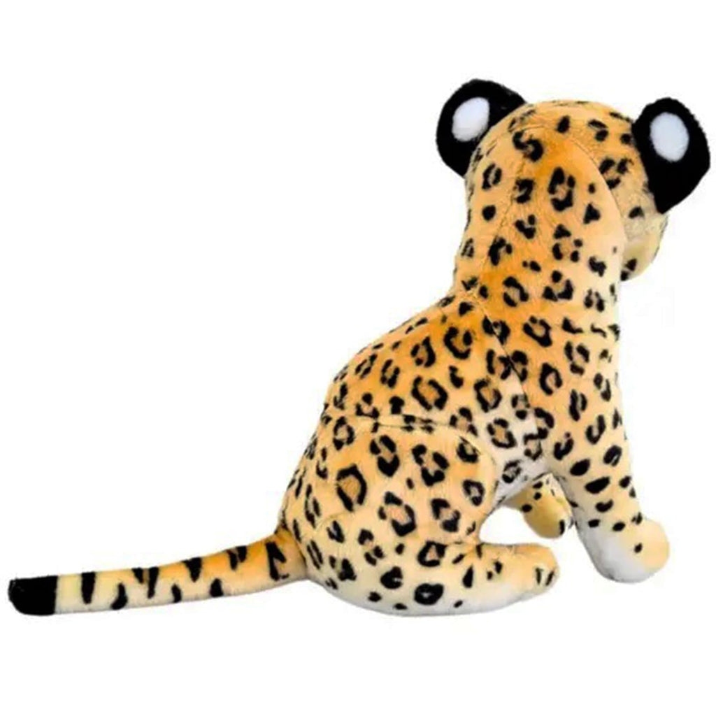 Brown Cheetah Stuffed Animal 8 Inch - Realistic Plush Toy by TUKVESZE