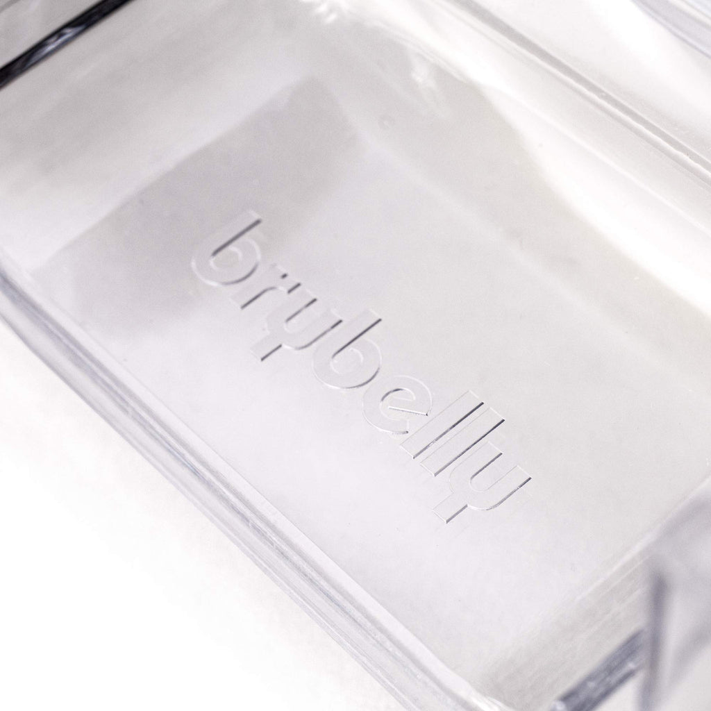 Brybelly Elite Rotating Card Deck Tray – Clear Acrylic Holds 2 Decks, Smooth 360° Spin