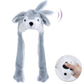 Bubblepompom Animal Hat with Moving Ears – Plush Interactive Cosplay Hat for Kids