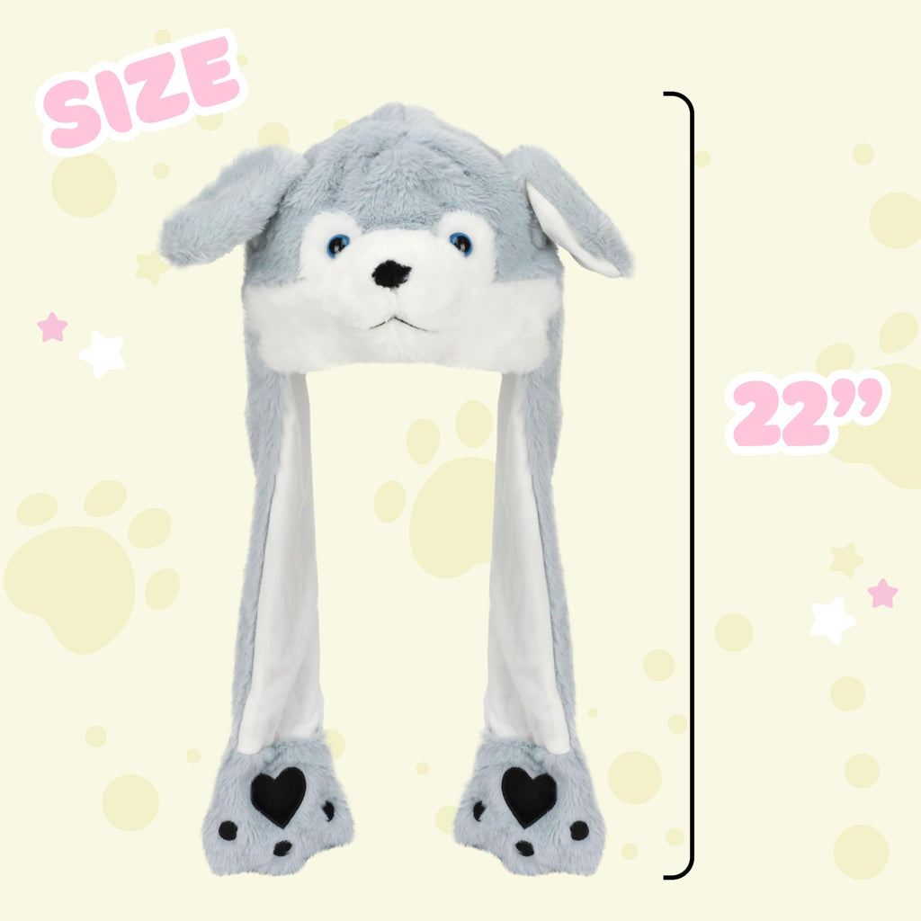 Bubblepompom Animal Hat with Moving Ears – Plush Interactive Cosplay Hat for Kids