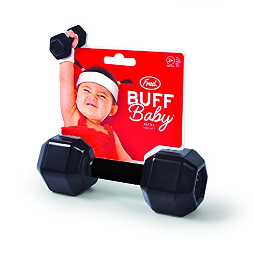 Buff Baby Dumbbell Rattle – Fun, Lightweight Toy for Babies 3+ Months