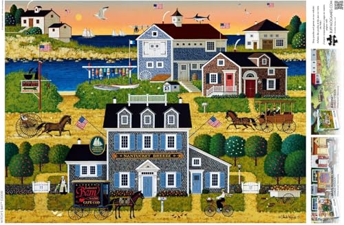 Buffalo Games Charles Wysocki Witch's Bay 1000 Piece Jigsaw Puzzle